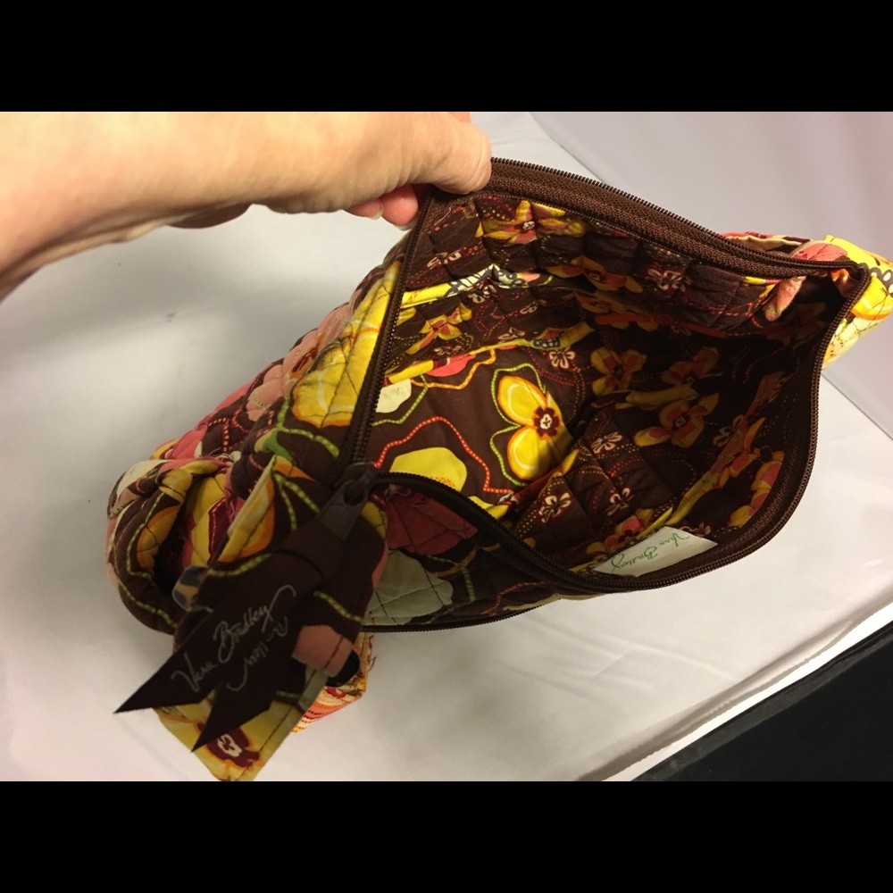 Vera Bradley Purse yellows oranges flowers - Picture 8 of 14